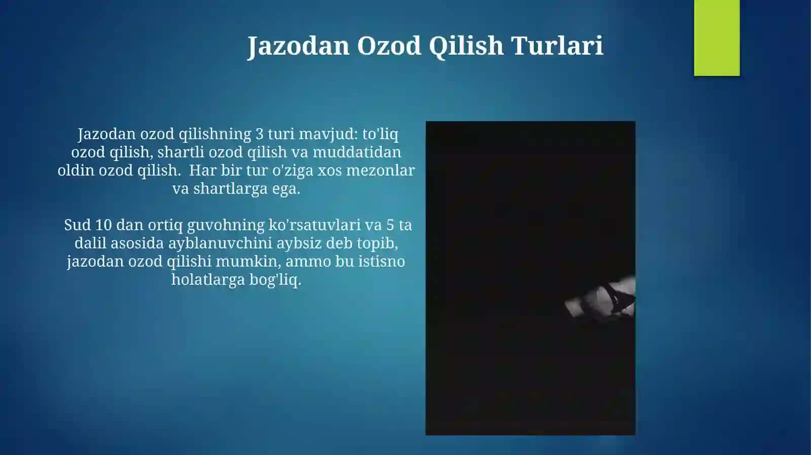 Javobgarlik va jazodan ozod qilish 3