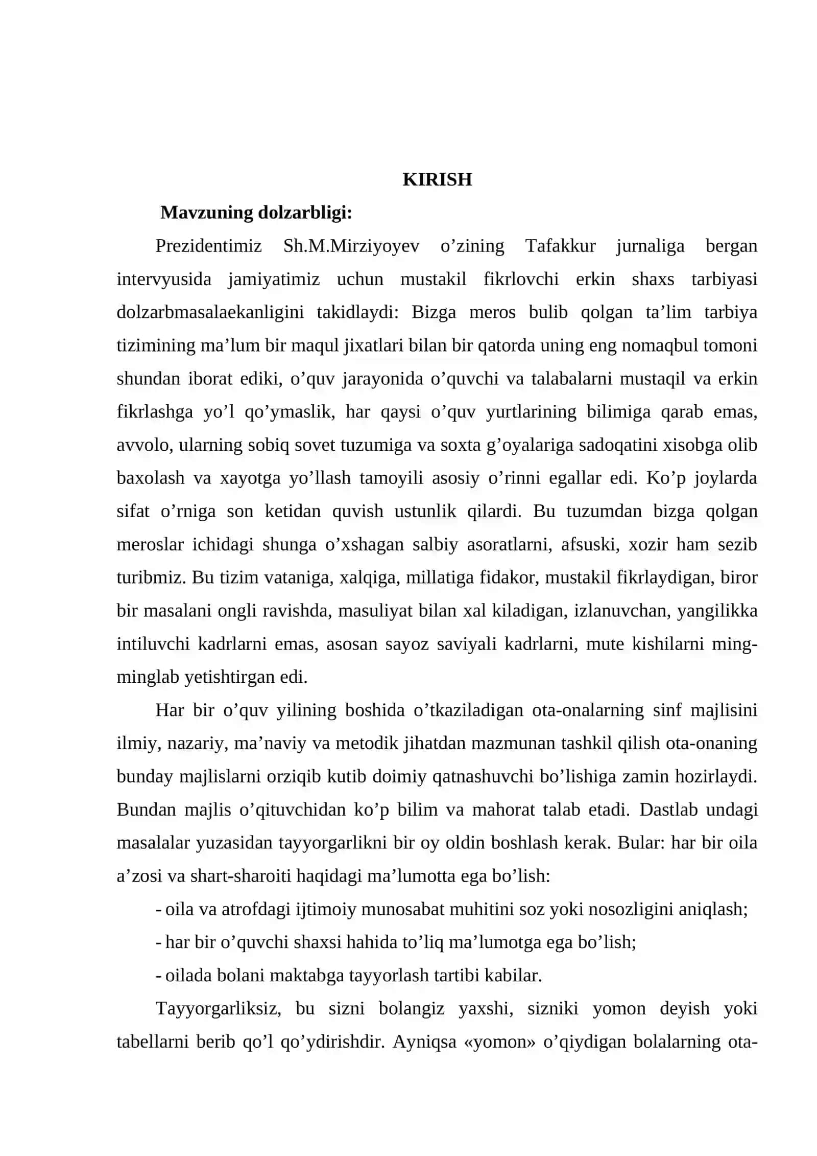 SINF RAHBARINING OTA-ONALAR BILAN ISHLASH MEXANIZMI 3