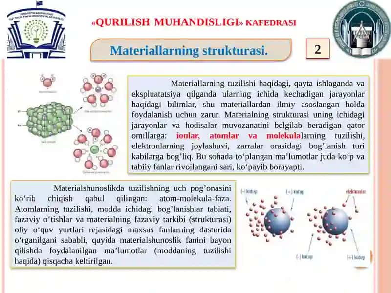 "Materiаllаrningstrukturаsi" 3
