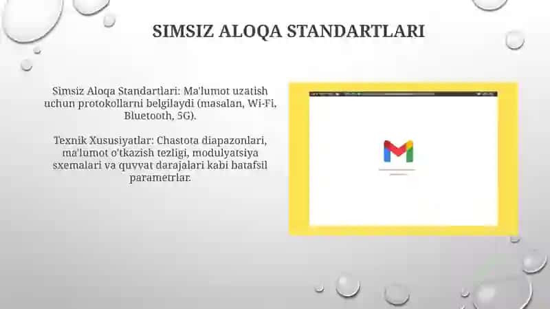 Simsiz Aloqa Standartlari 3