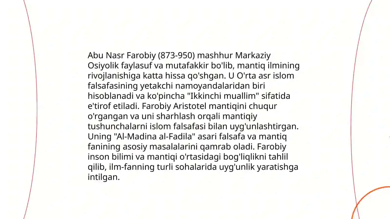 Abu Nasr Farobiy va mantiqiy asoslar 3