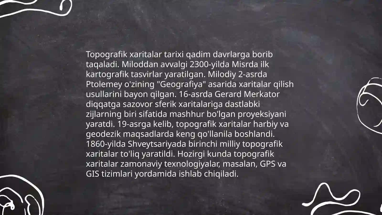 Topografik plan va xaritalar 3