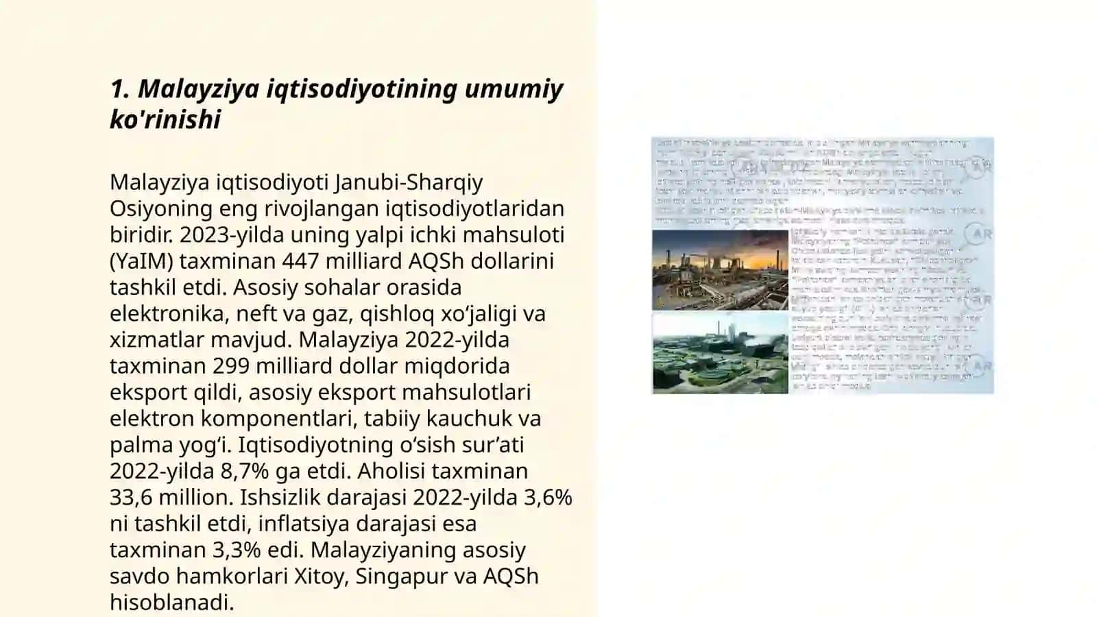 Malayziya iqtisodiyoti 3