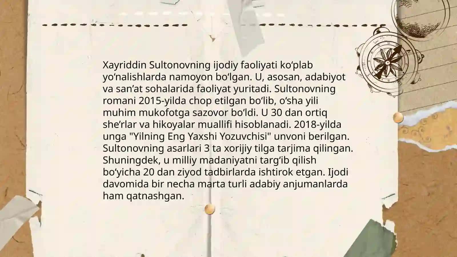 Xayriddin Sultonovning asarlari 3