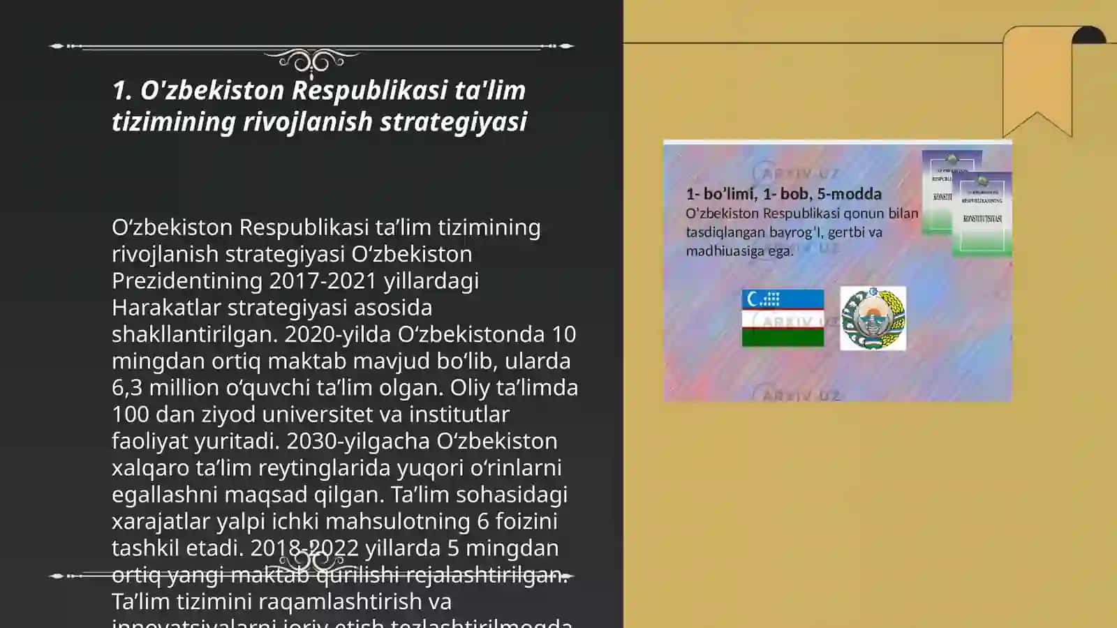 O'zbekiston Respublikasi talim tizimi 3