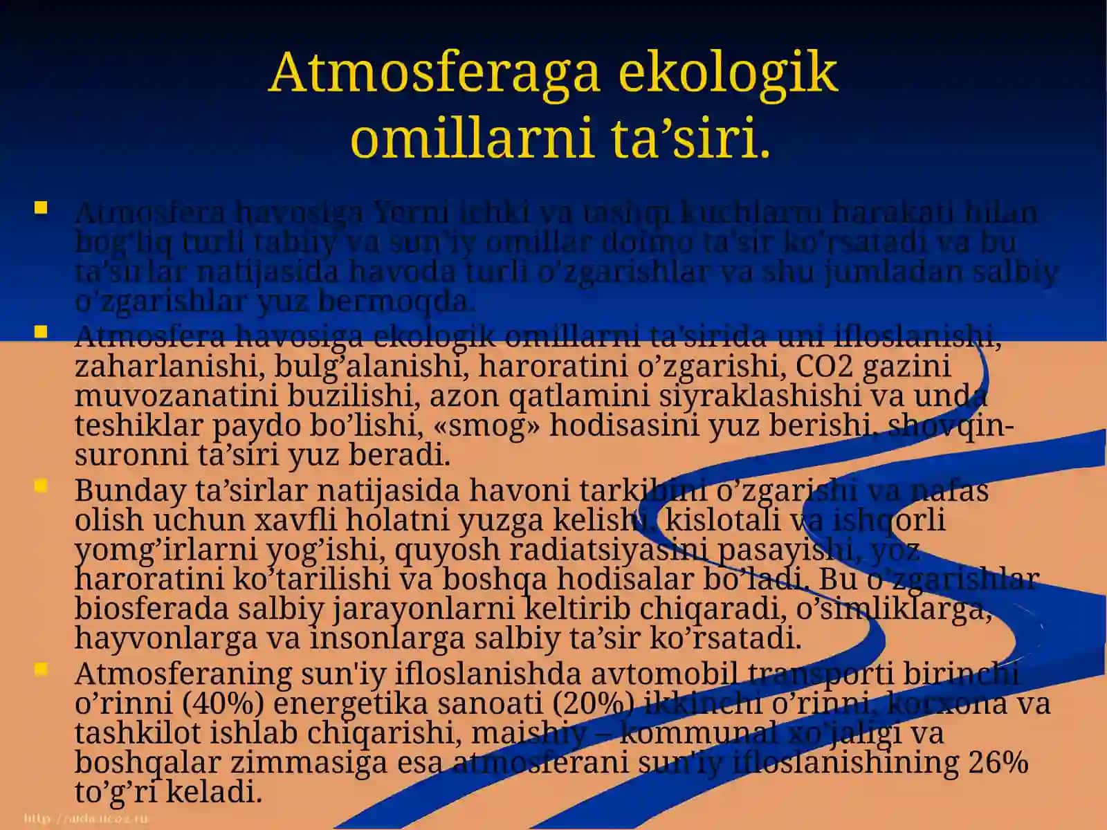 Atmosferaning ifloslanishi 3