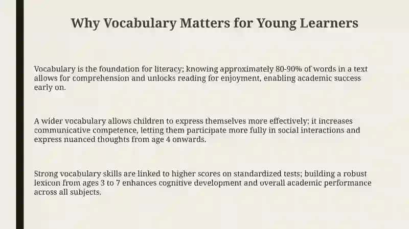 Vocabulary Building Tips for Young Learners 3