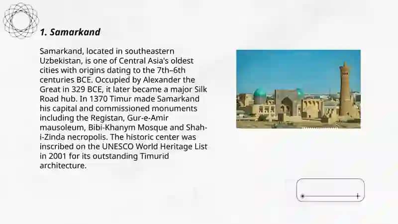 Historical cities of Uzbekistan 3