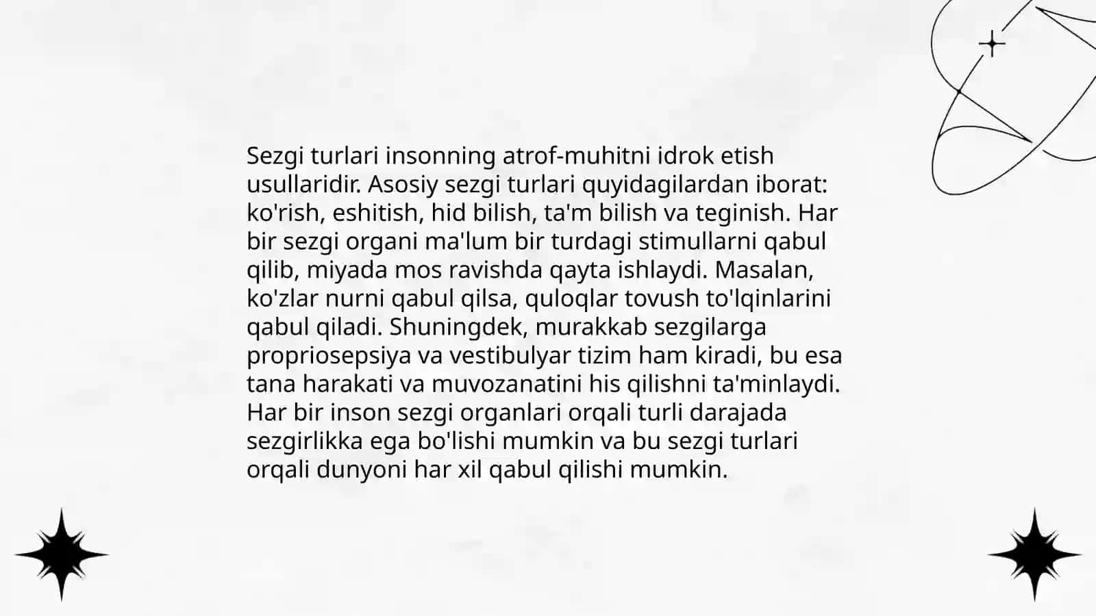 Sezgi turlari va uning qonuniyatlari 3
