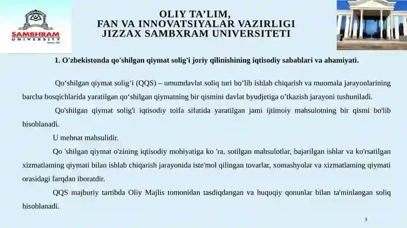 Qo’shilgan qiymat soli’gi, Aksiz solig‘i 3