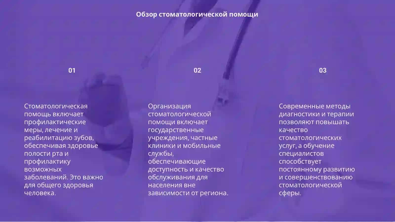 Стоматологическая помощь и еë организации 3