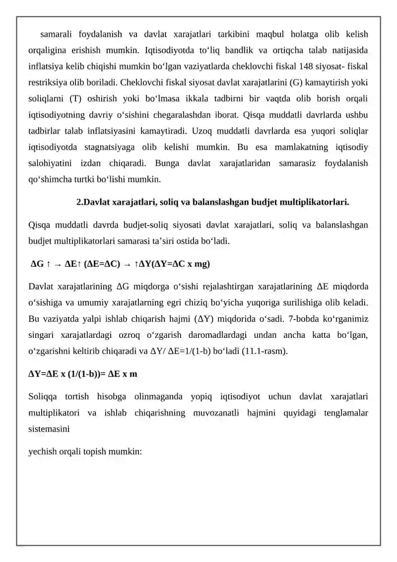Budjet –soliq siyosati 3