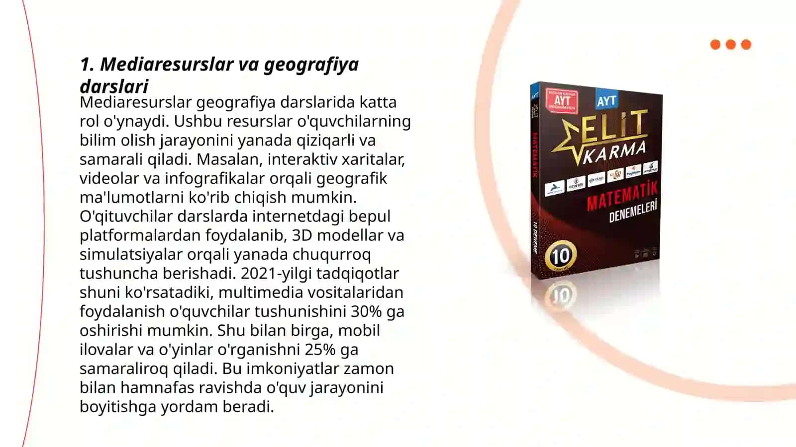 Mediaresurslar va geografiya darslari 3