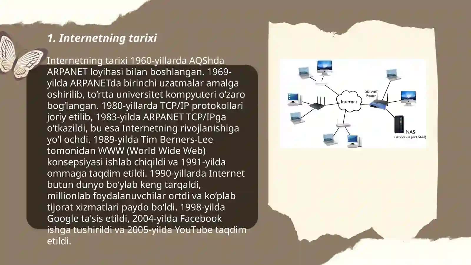 Internet global kompyuter tarmog’i tasnifi 3