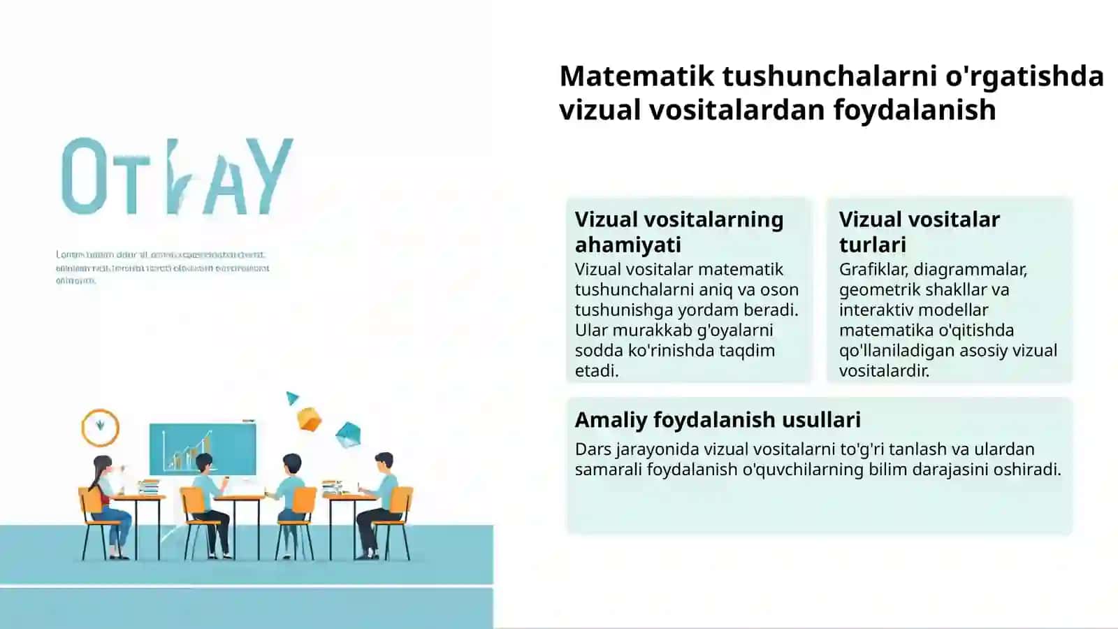 Boshlang'ich sinf matematika metodikasi 3