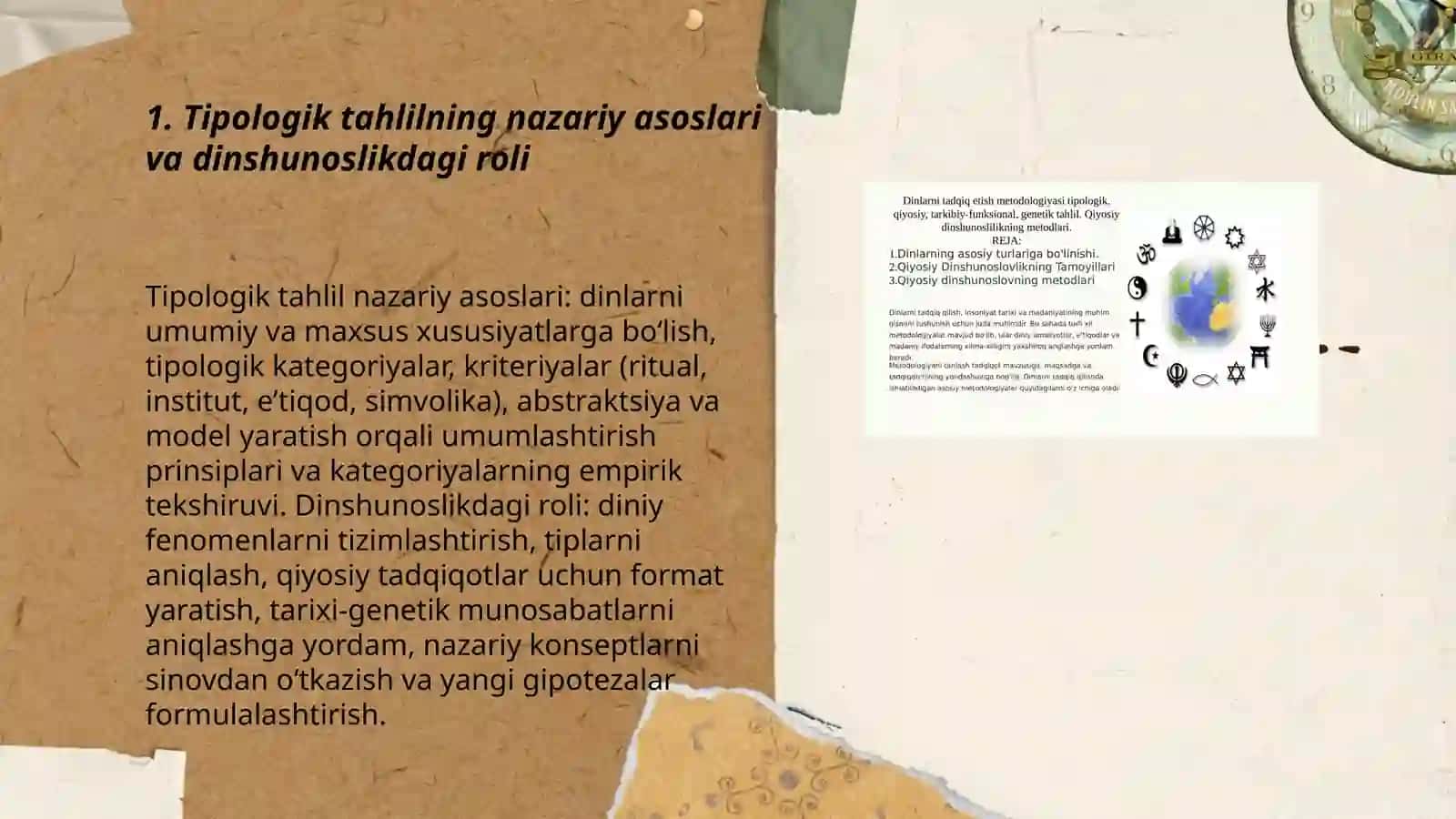 Dinlarni tadqiq etish metodologiyasi 3