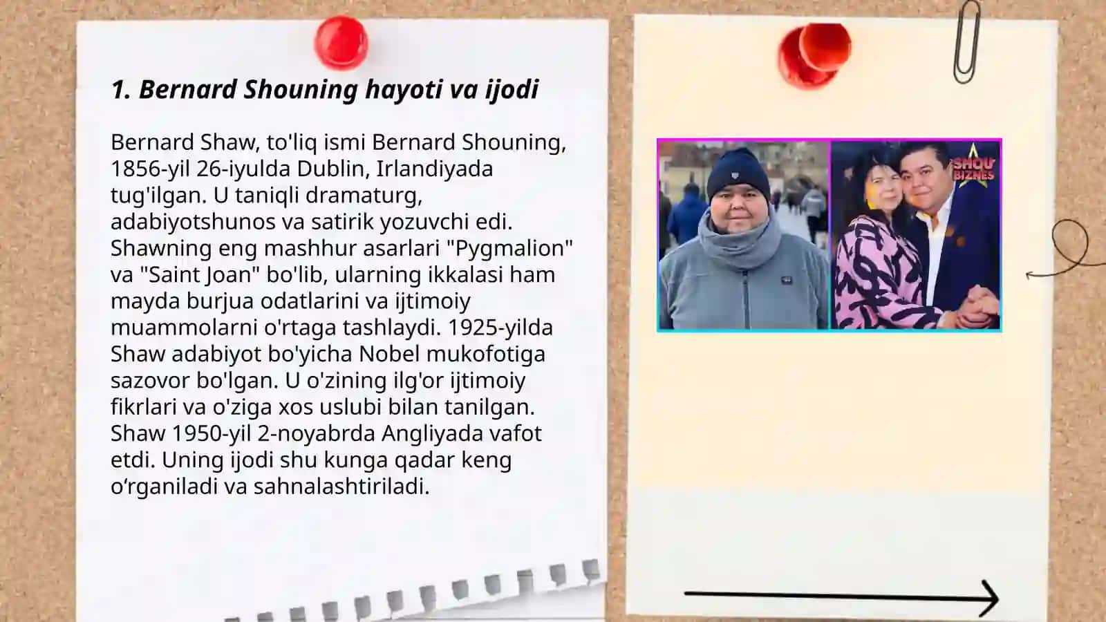 Bernard Shou dramaturgiyasi 3