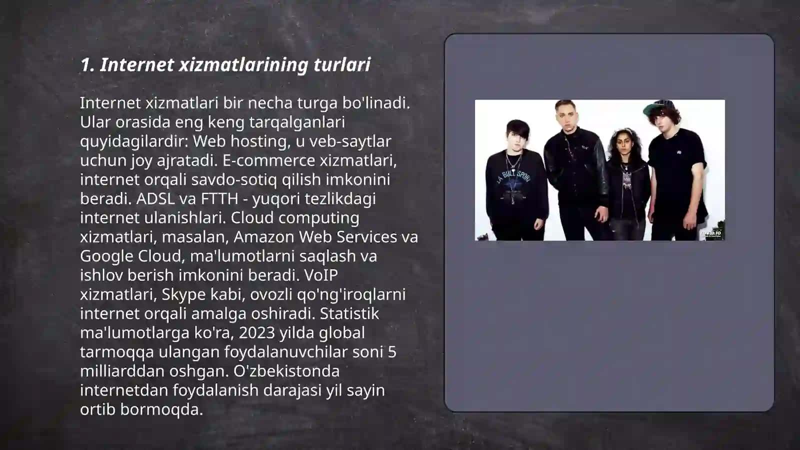 Internet xizmatlari turlari 3