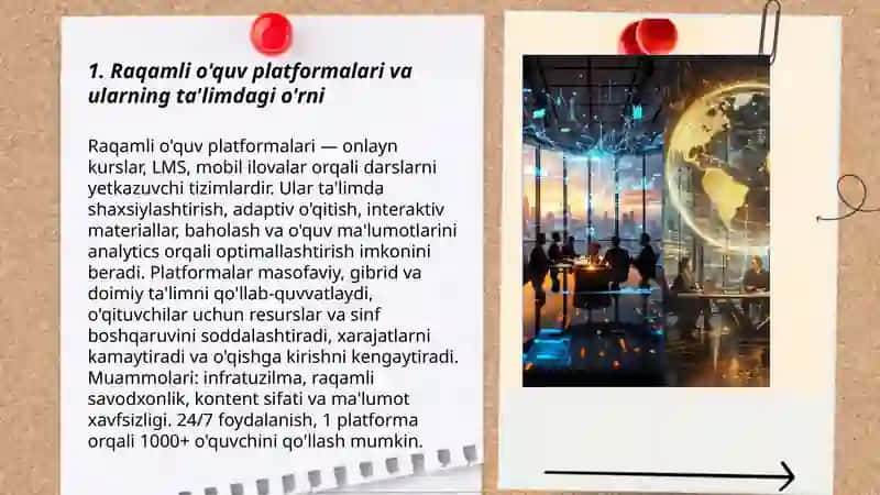 TA'LIMDA RAQAMLI TEXNOLOGIYALAR: KELAJAKNING TA'LIM MUHITI 3