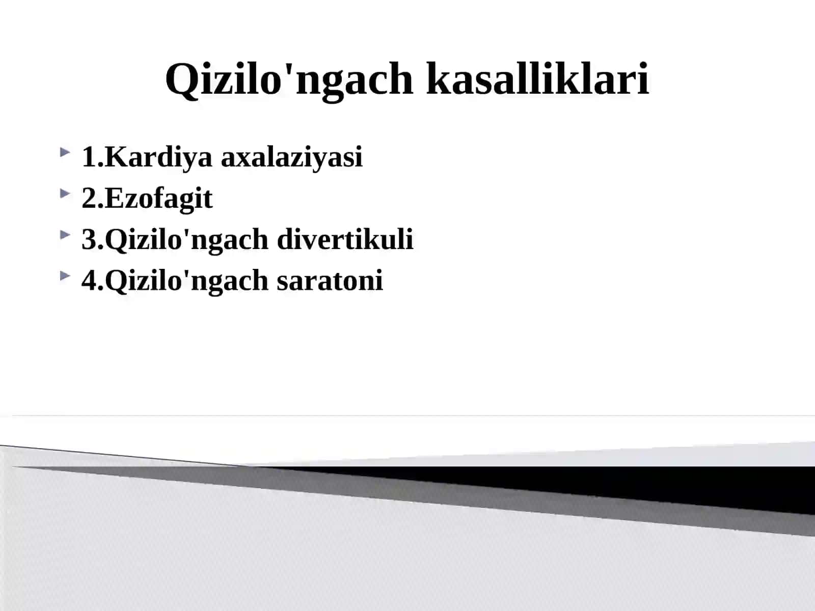 Xazm qilish kasaliklari 3