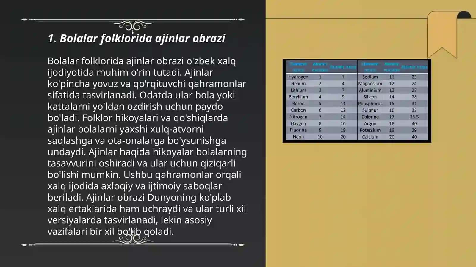 Bolalar folklorida ajinlar obrazi 3