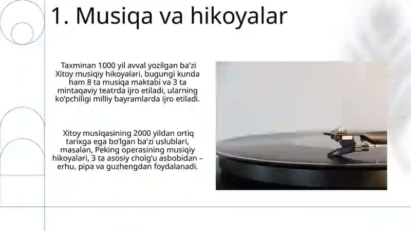 Xitoy xalqining mumtoz musiqasi 3