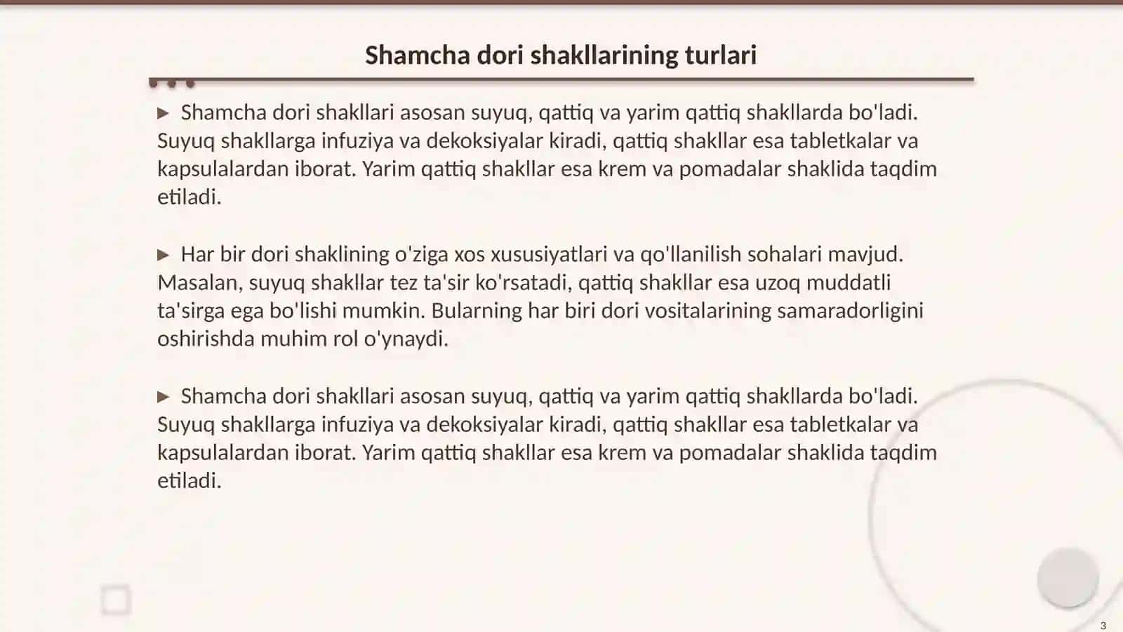 Shamcha dori shakllarini standartlash va sifatini nazorat qilish 3