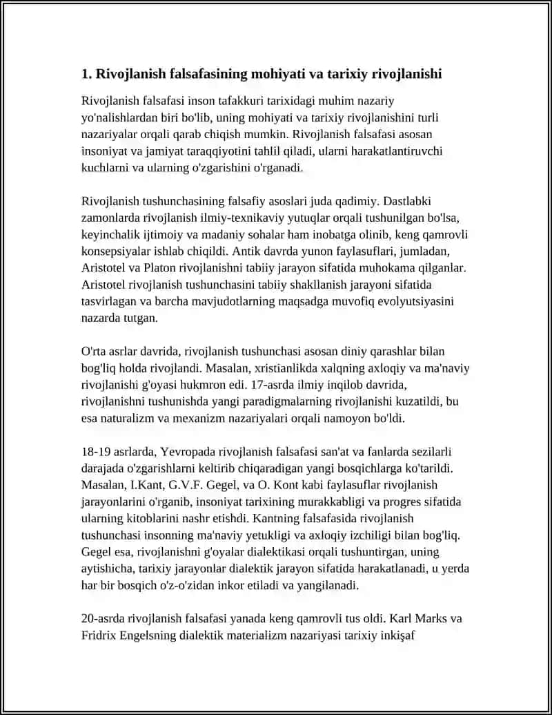 RIVOJLANISH FALSAFASI 3