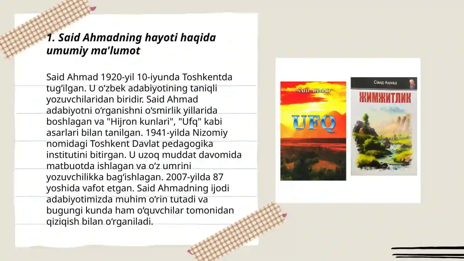Said Ahmad hayoti va ijodiy yo‘li 3