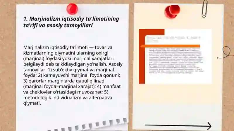 Marjinalizm iqtisodiy ta’limoti 3
