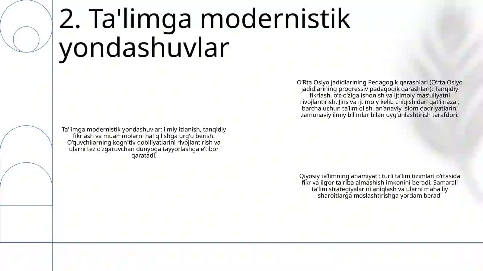 OʻRta Osiyo Jadidlarining Pedagogik Qarashlari 3