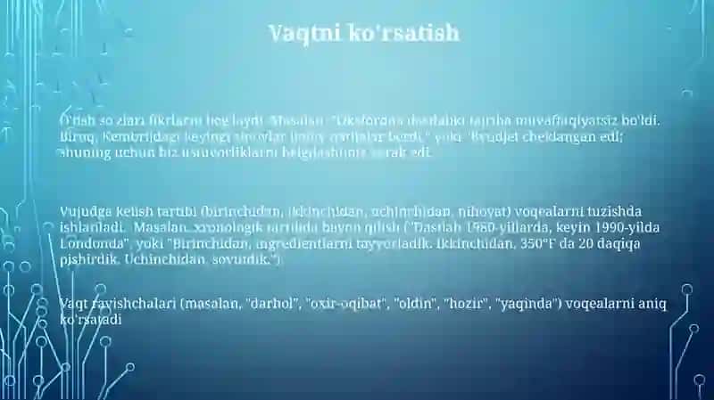 O'tish so'zlarini izohlovchilar 3