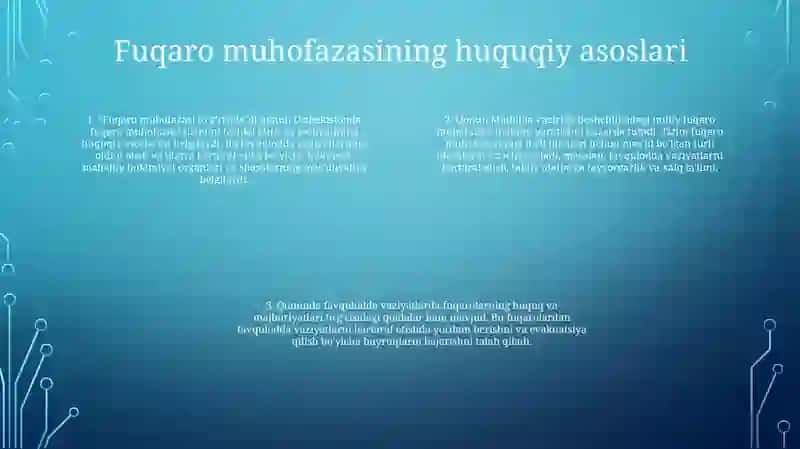 Fuqaro Muhofazasi ToʻGʻRisida 3