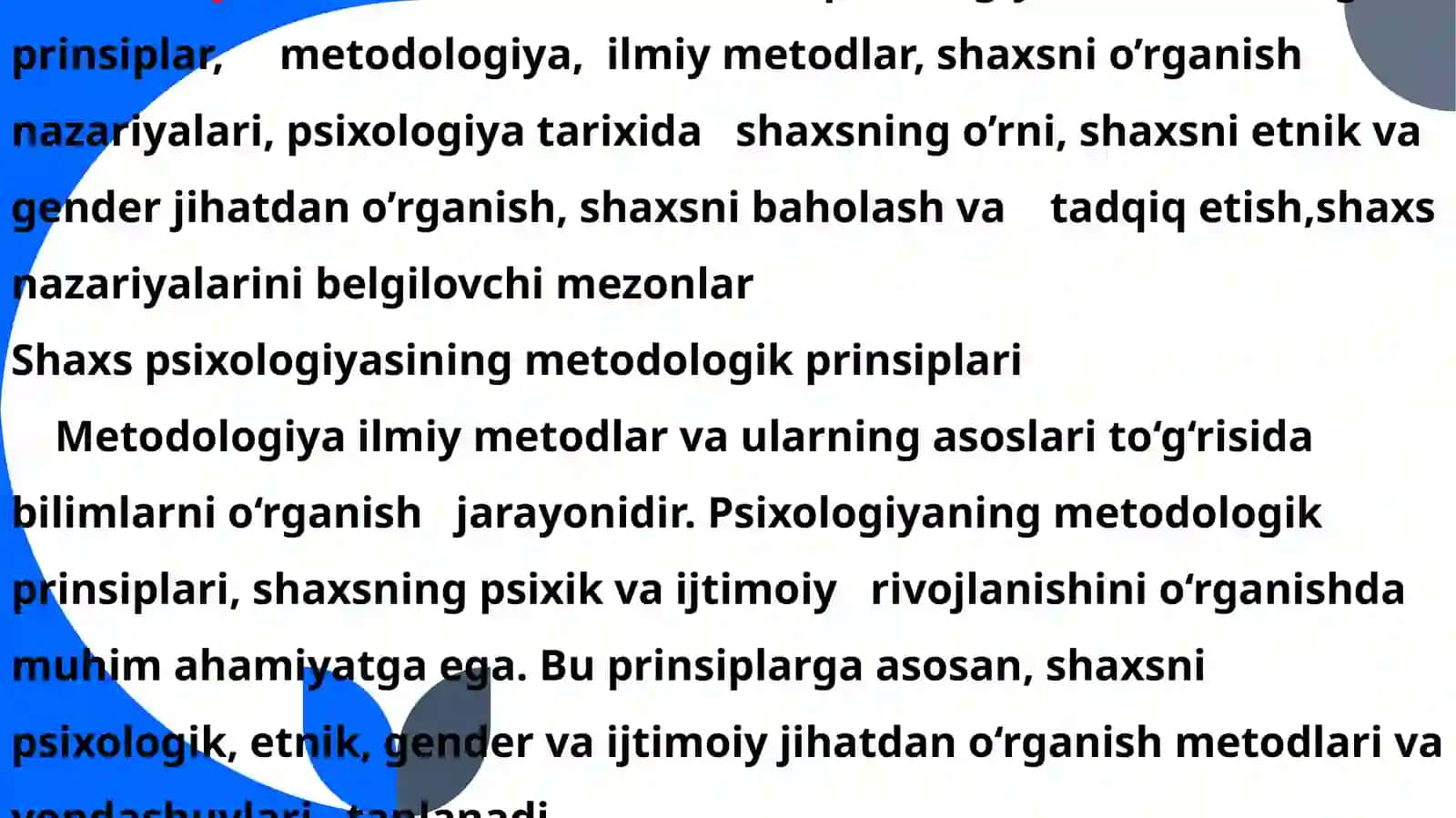 Shaxs psixologiyasining metodologik prinsiplari 3