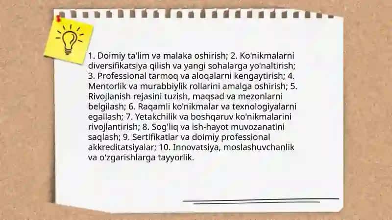 Yetuklik davridagi kasbiy faoliyat 3