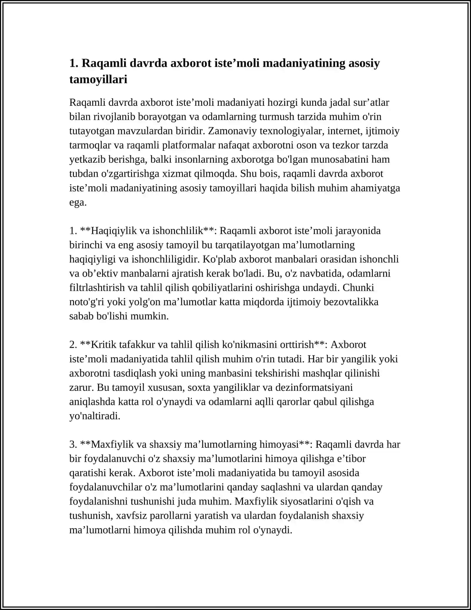 RAQAMLI DAVRDA AHBOROT ISTEʼMOLI MADANIYATI 3