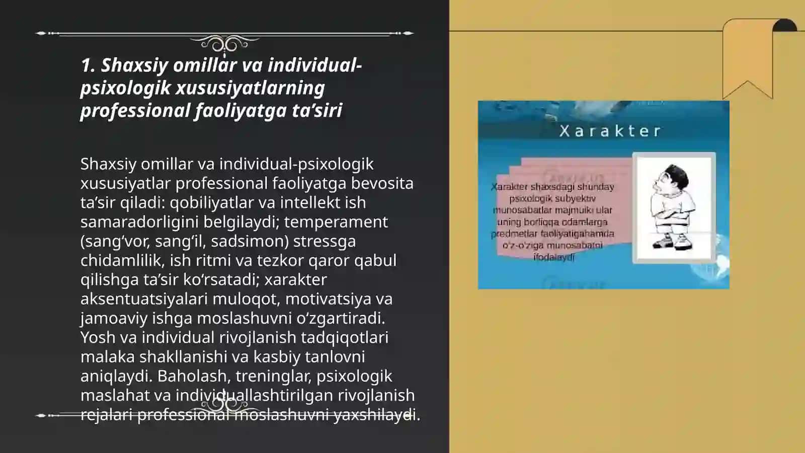 Shaxs va individual-psixologik xususiyatlar 3