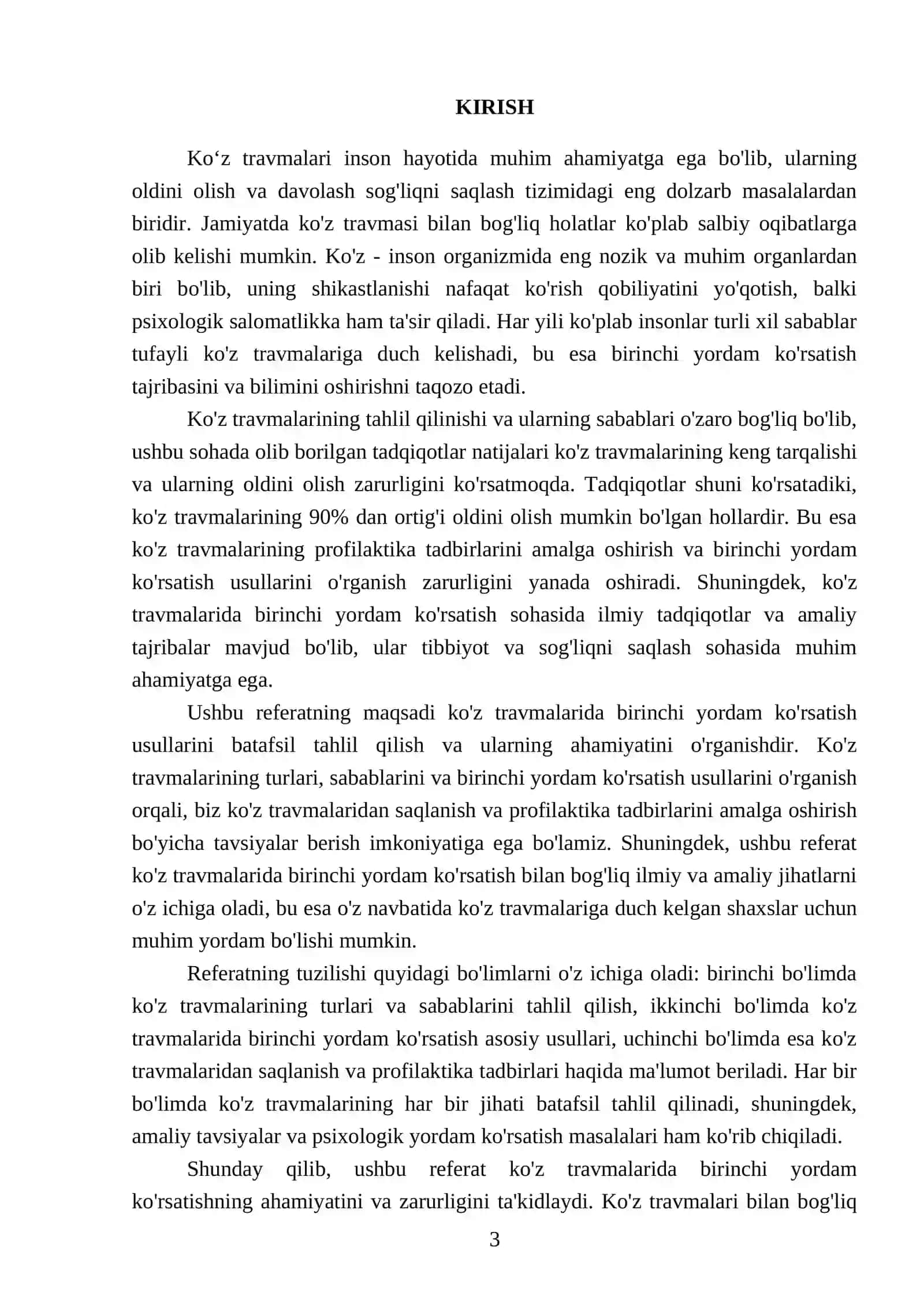 Koʻz travmalarida birinchi yordam turlari 3