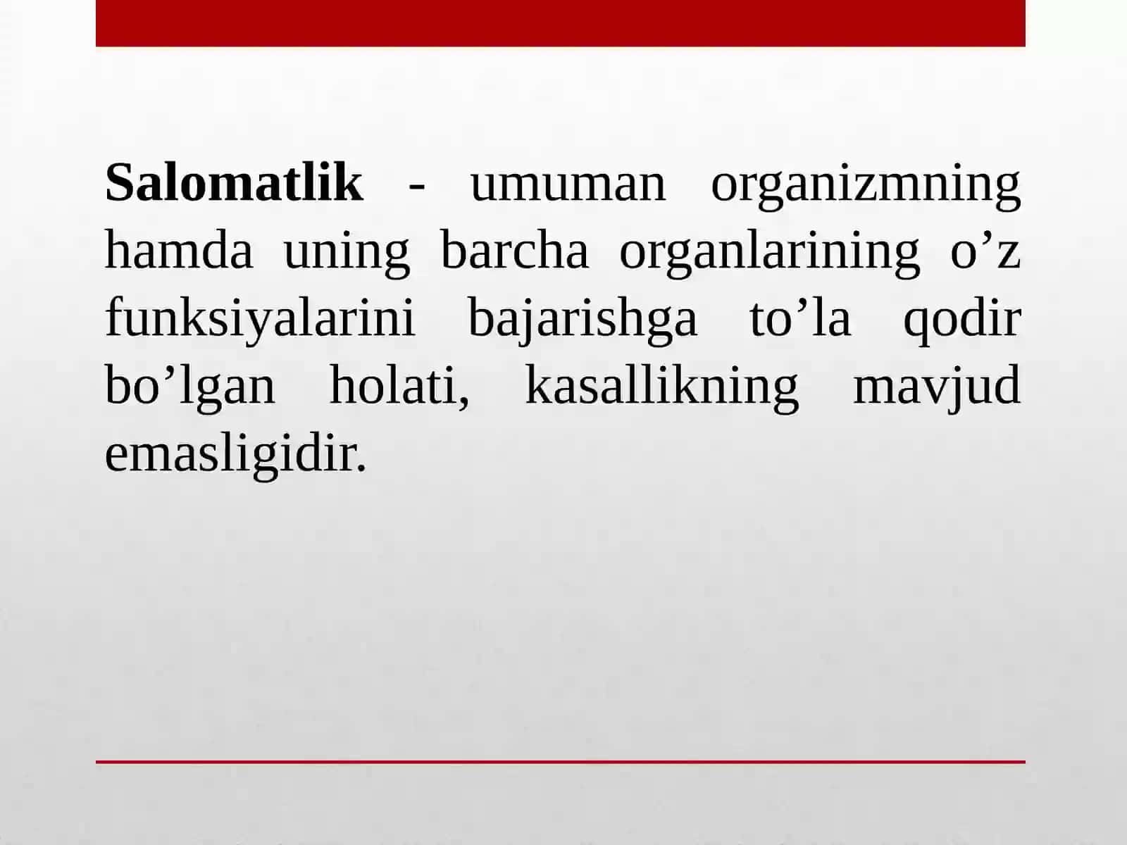 SALOMATLIK VA NOGIRONLIK 3