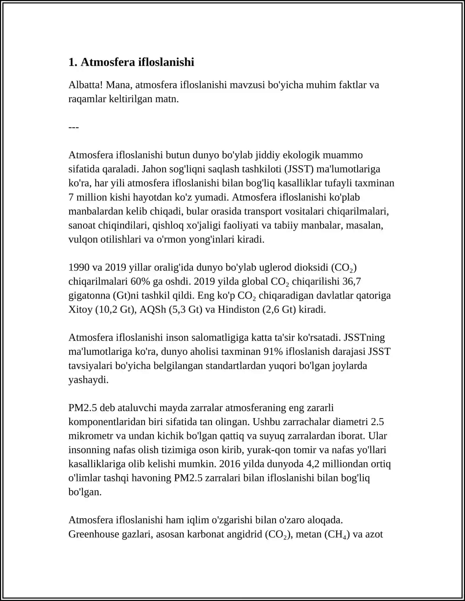 HOZIRGI ZAMONNING EKOLOGIK MUAMMOLARI 3