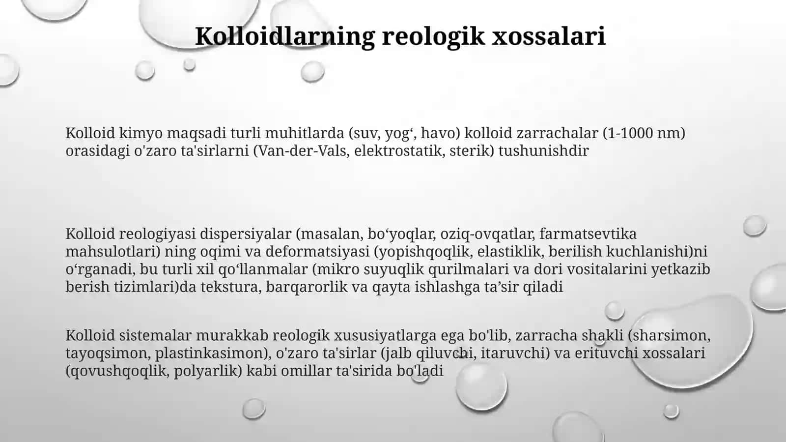 Kalloid kimyo fanining maqsad va vazifalari 3
