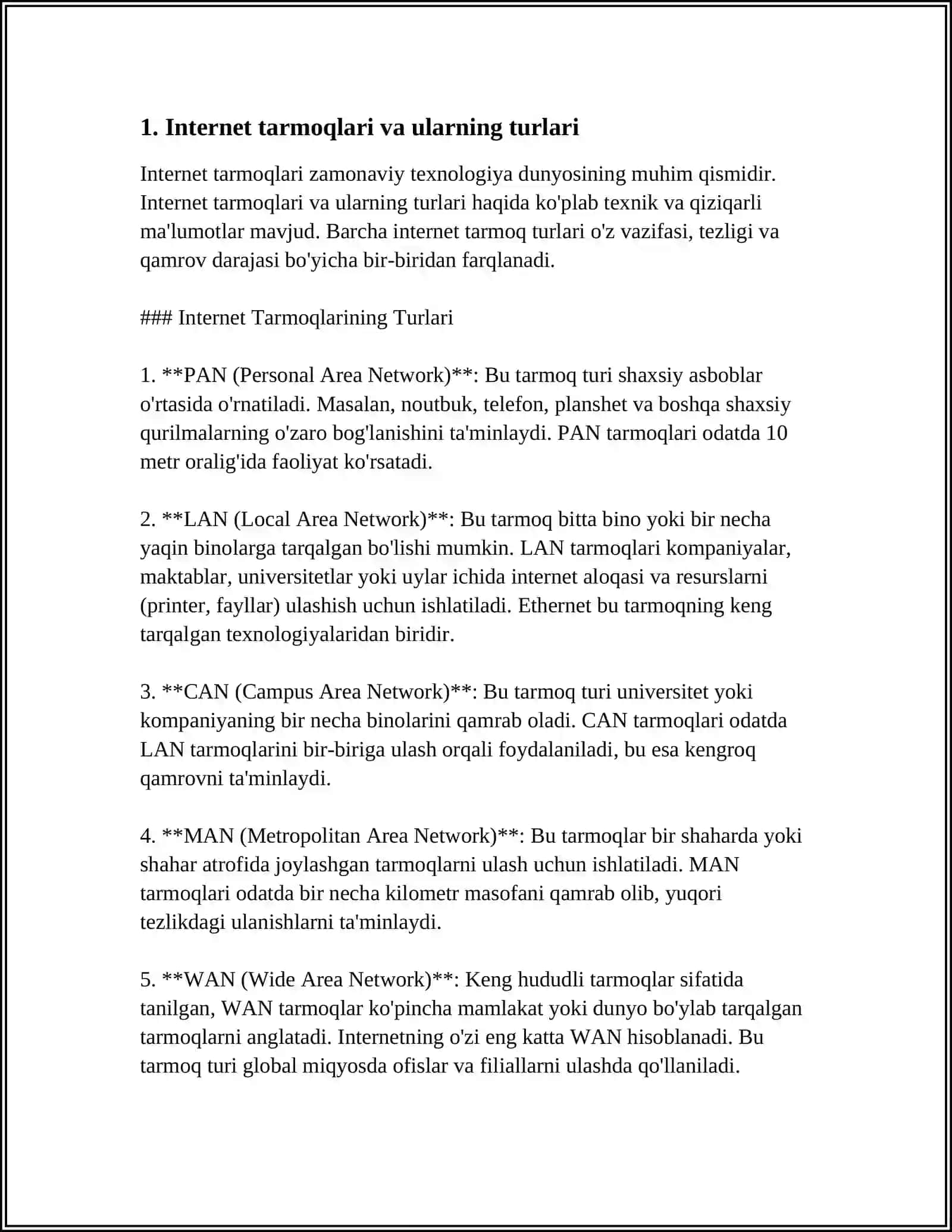 INTERNET TARMOGI VA ELEKTRON POCHTA 3
