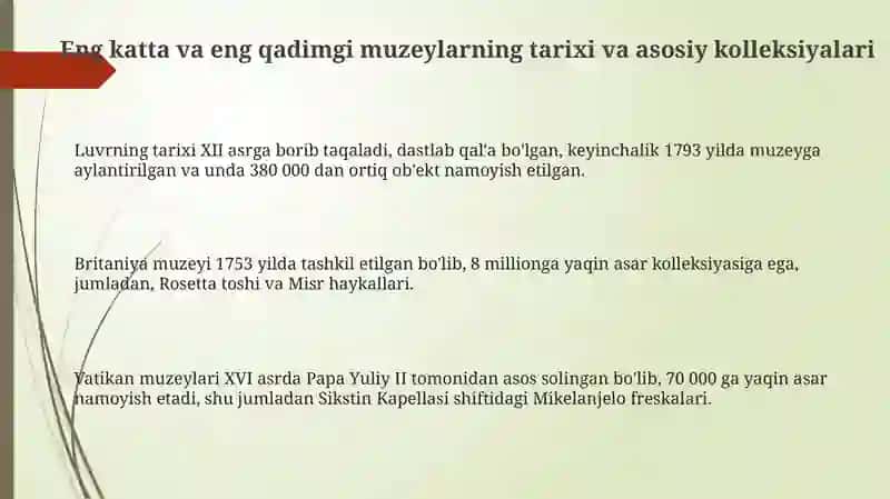Jahondagi yirik va qadimiy muzeylari 3