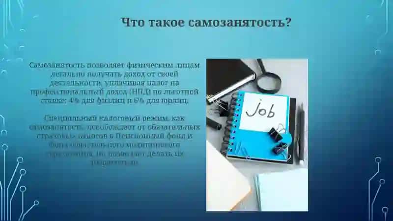 Самозанятость 3