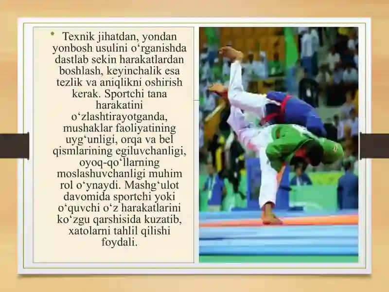 Yondan yonbosh usulini takomillashtirish (chap tomonga) 3