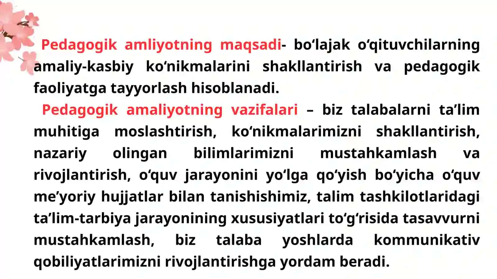 PEDAGOGIKAMALIYOT bo‘yicha taqdimoti 3