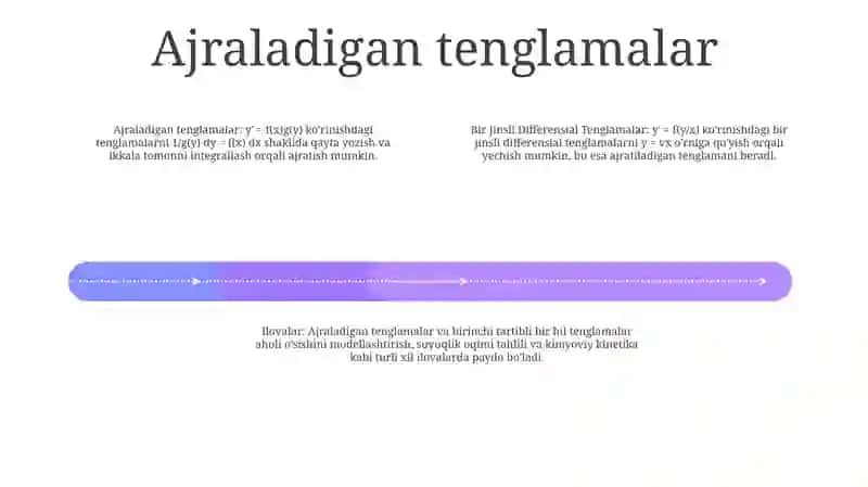 Bir Jinsli Differensial Tenglamalar 3