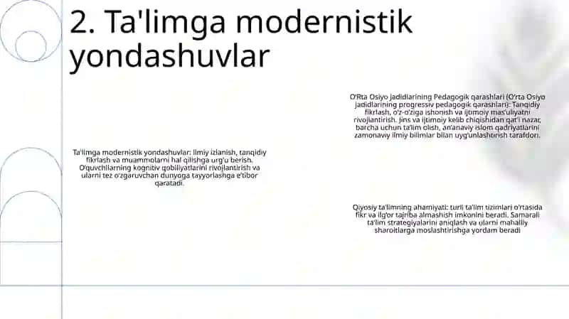 OʻRta Osiyo Jadidlarining Pedagogik Qarashlari 3