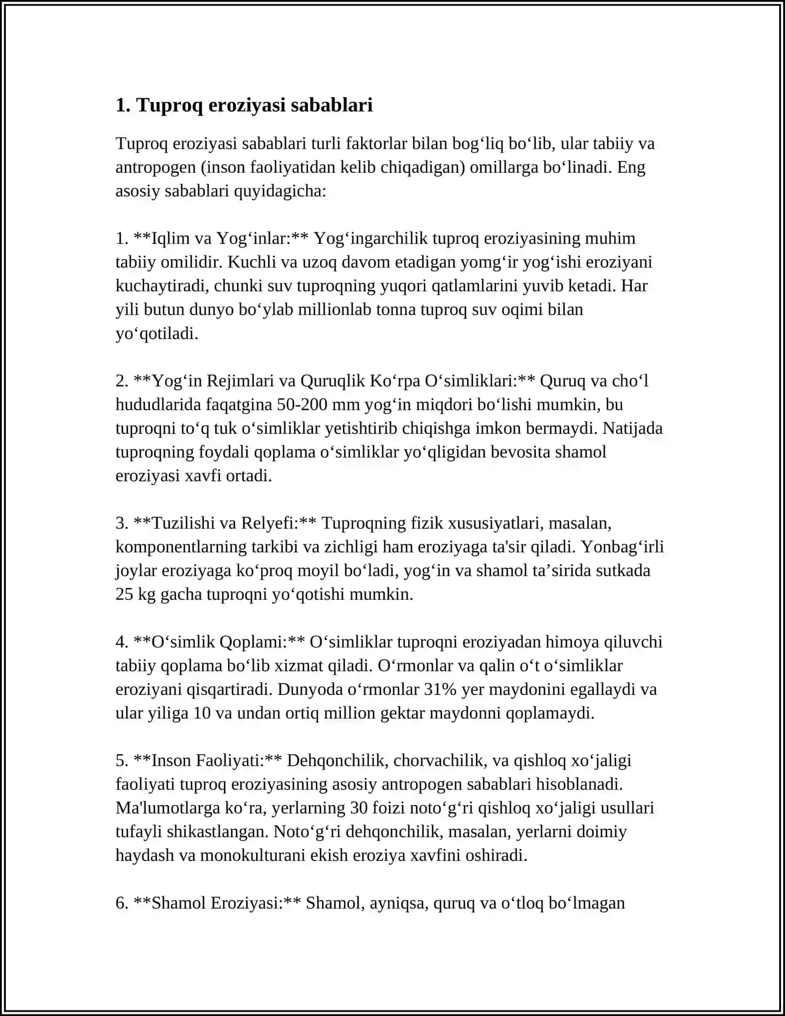 Tuproqlar Eroziyasi 3