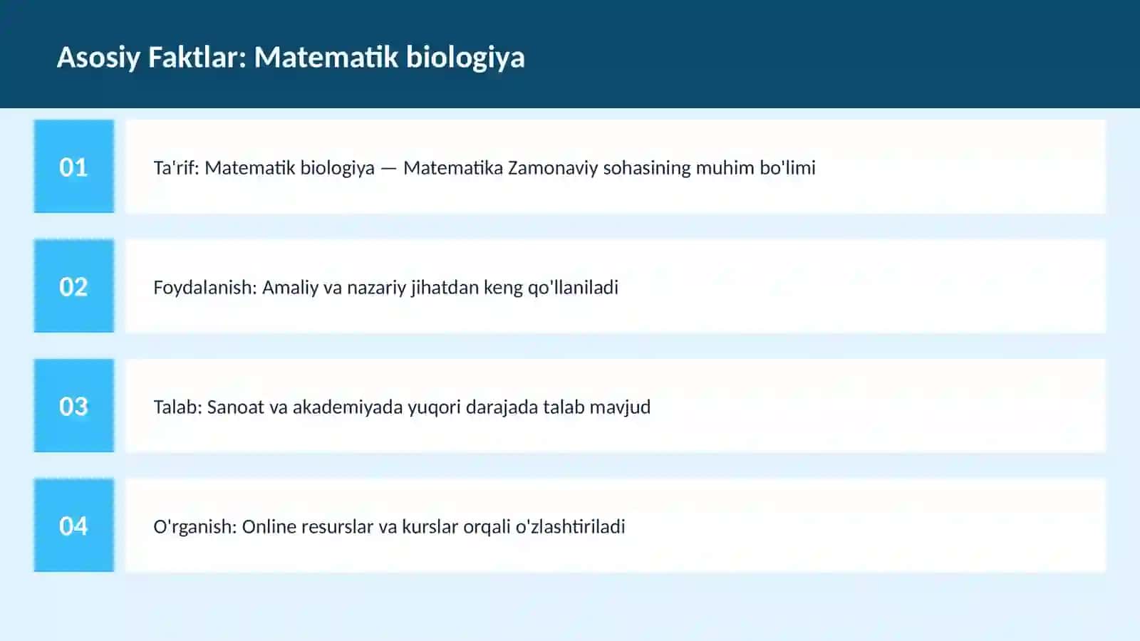 Matematik biologiya 3